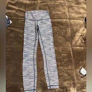 lululemon athletica Heathered Gray Space-Dyed Leggings
